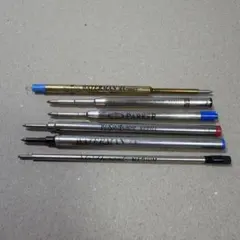 中古 ブランド ボールペン 替え芯 リフィル 金属製 6本セット 高級のサムネイル