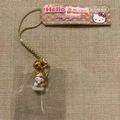 名古屋限定 ハローキティ 金のシャチホコご当地ストラップ