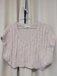 Chico ケーブルニットベスト