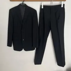 （訳あり未使用に近い）コムサイズム ブラック ビジネススーツ Sサイズ