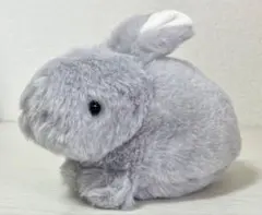 Bleu Bleuet うさぎ ぬいぐるみ ポーチ グレーのサムネイル