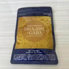 ジャパンプレミアム dha&amp;epa+gaba 150粒入 2袋 専用ケース付き Vitabrid DHA&EPA+GABA 150粒 認知機能 睡眠 ストレスケア