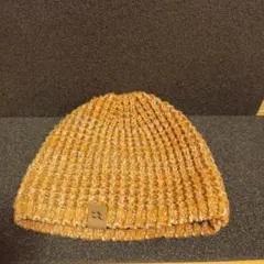 Rab ラブ　オレンジ系ニットビーニー　ニット帽　フリース付