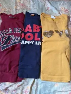 ✿FILA・BABY DOLL・GAP 長袖スウェット3点セット 140CM✿