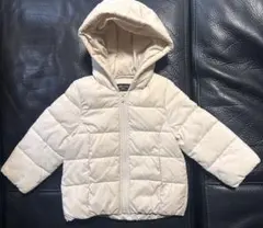 【美品】コムサイズム フード付きダウンコート 100