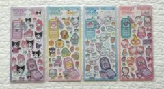 ★正規品★サンリオ 平成はっぴーフォンステッカー シール キティ シナモロール他