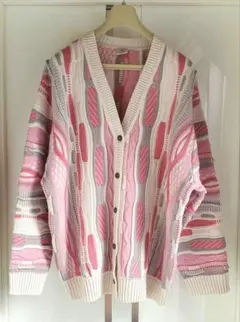 niko and…ヴィンテージライクアソート柄カーディガン