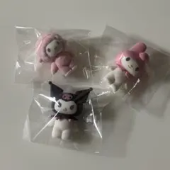 Netflix マイメロディ&クロミ フロッキーフィギュア 3体セット