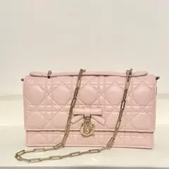 DIOR My Dior ミニバッグ　カナージュ ラムスキン　エクスヘイルピンクのサムネイル