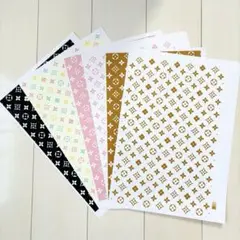 【白磁用】　ポーセラーツ転写紙　モノグラム