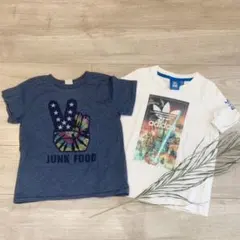 junk foodキッズ　adidasキッズ　Tシャツセットのサムネイル