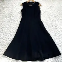 【美品】FOXEY 2023年モデル　フレア ワンピース 40 襟欠品　黒