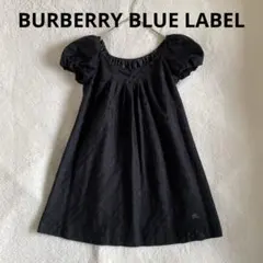 BURBERRY BLUE LABEL ブラック　ワンピースチュニック　チェック