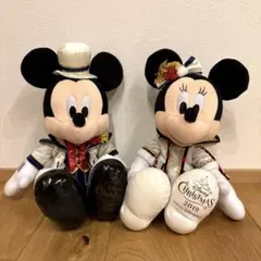 イッツクリスマスタイム2019 ミッキー ミニー ぬいぐるみ 2点セット