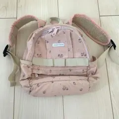 ampersand キッズ リュック いちご柄 ピンク SS