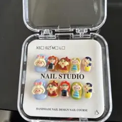 【キッズ向け】キャラクター型ネイルチップS スタートセット付き