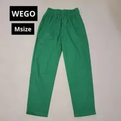 ウィゴー カジュアルパンツ M　緑 ゴムウエスト　WEGO