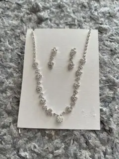 ブライダル　ネックレス&ピアス　ウェディング　前撮り　結婚式