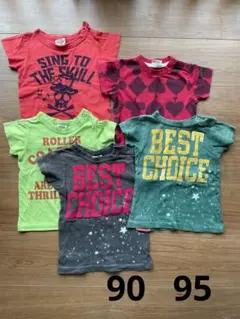 JUNK STORE Tシャツ 5枚セット 90 95
