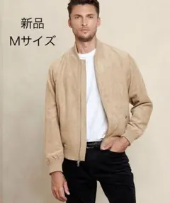 新品 定価2.2万円 バナナリパブリック　スエード ボンバー ブルゾンジャケット