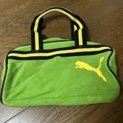 Puma JAMAICAロゴ グリーンバッグ