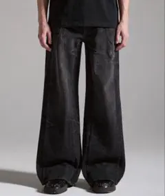 GRANCY Seam Design Wide Straight Denim - メルカリ