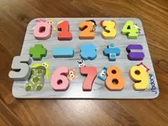 jadore 　ジャドール　かず数字知育玩具　ベビーマンスリーフォト　木製