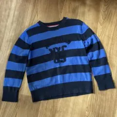 TOMMY HILFIGER 青黒ストライプセーター 4
