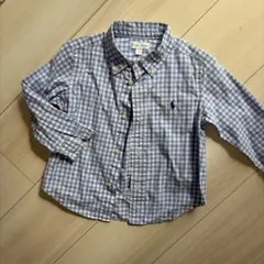 Ralph Lauren ボタンダウンシャツ 青白チェック