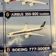エフトイズ　世界のエアライン　AIRBUS350-900 10,000th