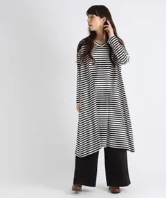 スタディオクリップ サイロボーダーロングワンピース