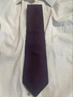 Paul Smith 紫 ドット柄 ネクタイ