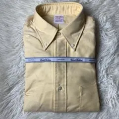 【未使用】80s 大きいサイズ ブルックスブラザーズ イエロー USA製 16