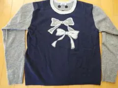 【ファミリア】女児 160 リボンセーター