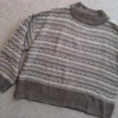 最終値下げ☆極美品SEASON REASONウール混可愛いニット