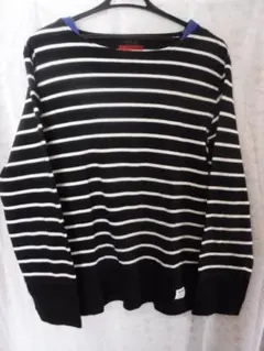 ボーダーカットソー Lサイズ NANO universe ナノユニバース