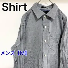 YBE28【US輸入】バナナリパブリック　長袖シャツ【メンズM】グレー