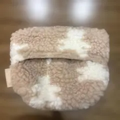 GELATO PIQUE ボアポーチ ベージュ/ホワイト