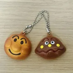 2個組 アンパンマンミュージアム キーチェーン ボールチェーン カレーパンマン