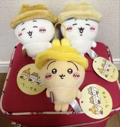 ちいかわ 秋だもん マスコット　ちいかわ　ハチワレ　うさぎ　3種 セット
