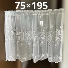 カフェカーテン　75×195 訳あり