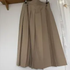 Mサイズ プリーツスカート ベージュ