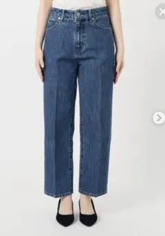 B.C STOCK 【WEB限定】ミッドライズテーパード5ポケット JEAN