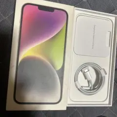 iPhone 14箱、充電ケーブル付き