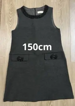 【KP 150cm】ニットプランナージャンパースカート女の子フォーマル美品✨