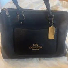COACH コーチ ネイビー　ハンドバッグ