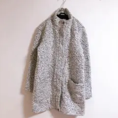 【Abercrombie&Fitch】（M）ウール混スタンドカラーロングコートのサムネイル