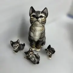 SALE【極美品】Demain ドマン イタリア製 座った子猫達の置物 - メルカリ
