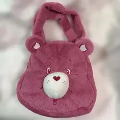 クマ顔デザインの大型バッグ(ポーチ？) ＊金額相談お気軽にコメントどうぞ