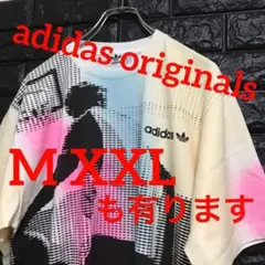 期間限定セール★レア♪アディダスオリジナルス★モザイク★ビンテージ★Tシャツ L